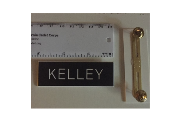 Cadet Nameplate